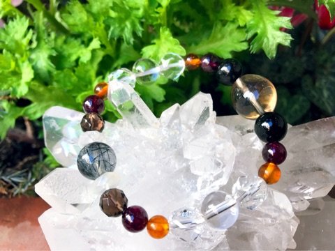 天然石ブレスレットのお仕立て例