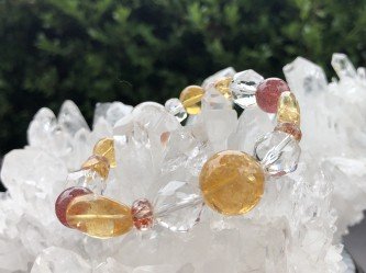 天然石ブレスレットのお仕立て例