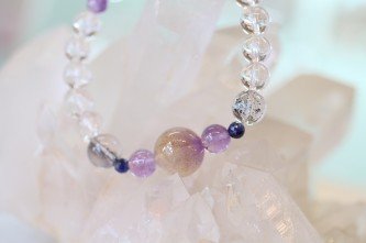天然石ブレスレットのお仕立て例