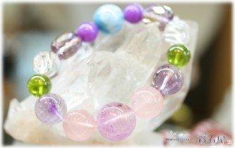 天然石ブレスレットのお仕立て例