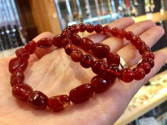 天然石ブレスレットのお仕立て例
