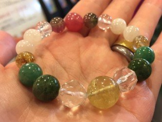 天然石ブレスレットのお仕立て例