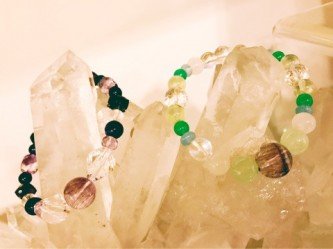 天然石ブレスレットのお仕立て例
